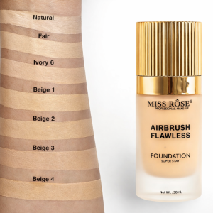 Miss Rose AirBrush lawless Coverage, Long-Lasting, Easy to Blend